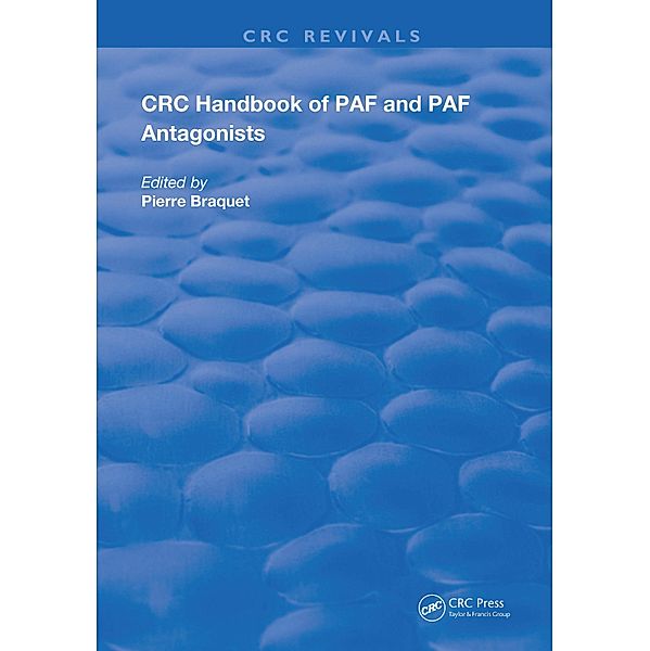 Handbook of PAF and PAF Antagonists