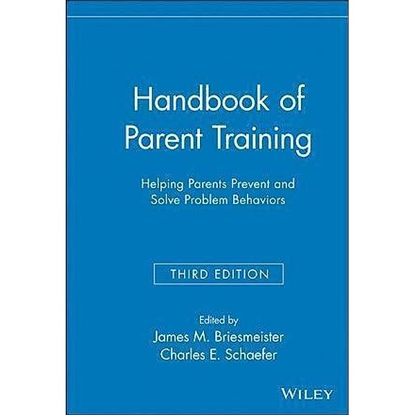 Handbook of Parent Training