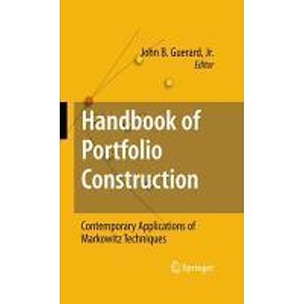 Handbook of Portfolio Construction