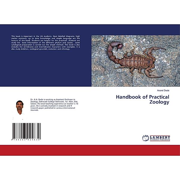 Handbook of Practical Zoology, Anand Dede