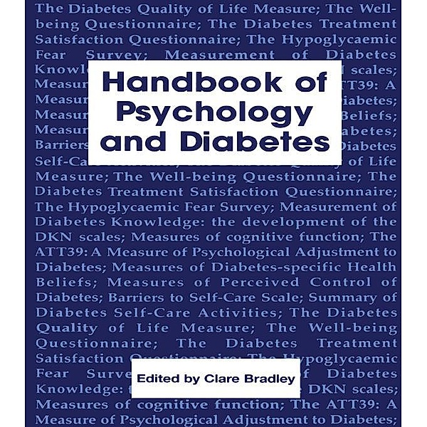 Handbook of Psychology and Diabetes