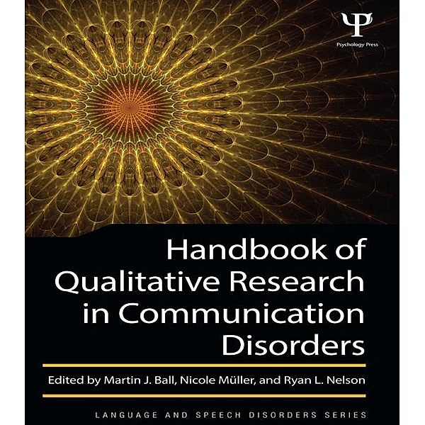 Handbook of Qualitative Research in Communication Disorders