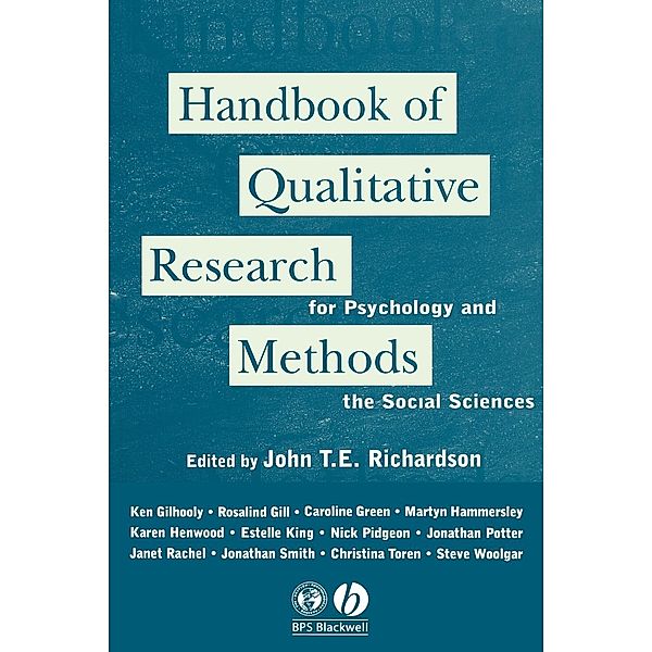 Handbook of Qualitative Research Methods for Psychologists and the Social Sciences, Richardson