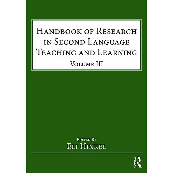 Handbook of Research in Second Language Teaching and Learning