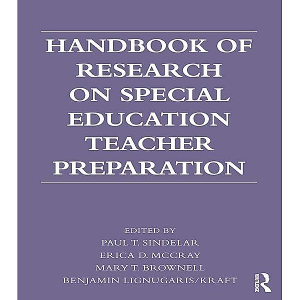 Handbook of Research on Special Education Teacher Preparation