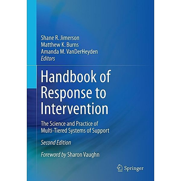 Handbook of Response to Intervention