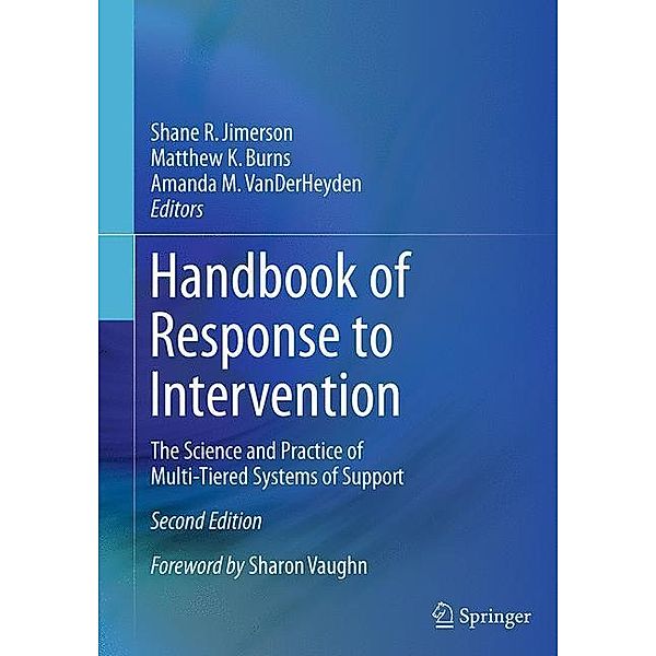 Handbook of Response to Intervention