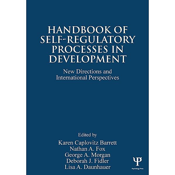 Handbook of Self-Regulatory Processes in Development