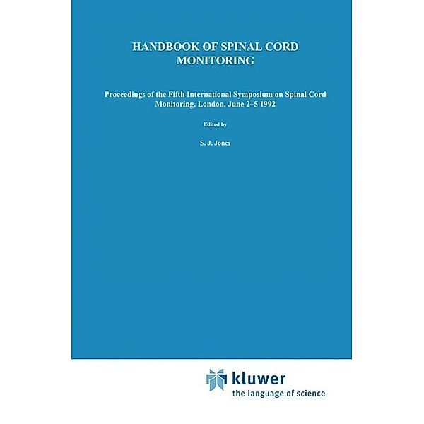 Handbook of Spinal Cord Monitoring