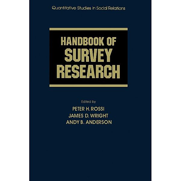 Handbook of Survey Research