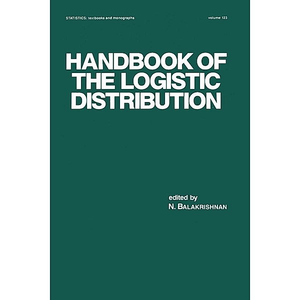 Handbook of the Logistic Distribution, N. Balakrishnan