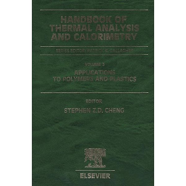 Handbook of Thermal Analysis and Calorimetry: Handbook of Thermal Analysis and Calorimetry