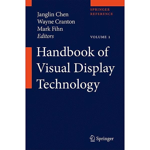 Handbook of Visual Display Technology, 4 Pts.
