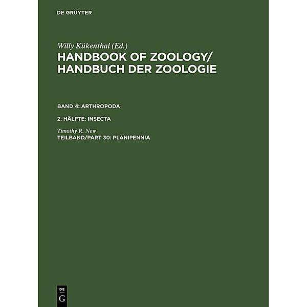 Handbook of Zoology 4. 2. Hälfte. Teilbdand / Part 30 / Handbuch der Zoologie. Arthropoda. Insecta, Timothy R. New