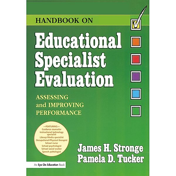 Handbook on Educational Specialist Evaluation, James Stronge, Pamela Tucker
