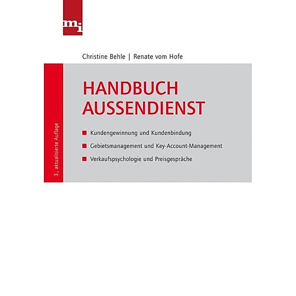 Handbuch Außendienst, Christine Behle, Renate Vom Hofe