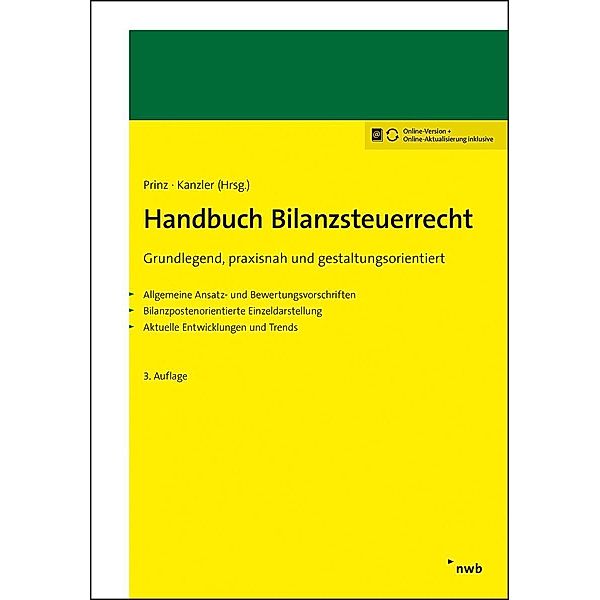 Handbuch Bilanzsteuerrecht, Rainer Stadler, Janine von Wolfersdorff, Stefan Zimmermann