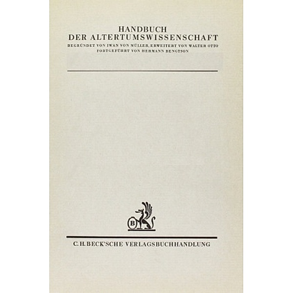 Handbuch der Altertumswissenschaft: Bd.1/1 Geschichte der griechischen Literatur, Die klassische Periode der griechischen Literatur, Wilhelm Schmid, Otto Stählin