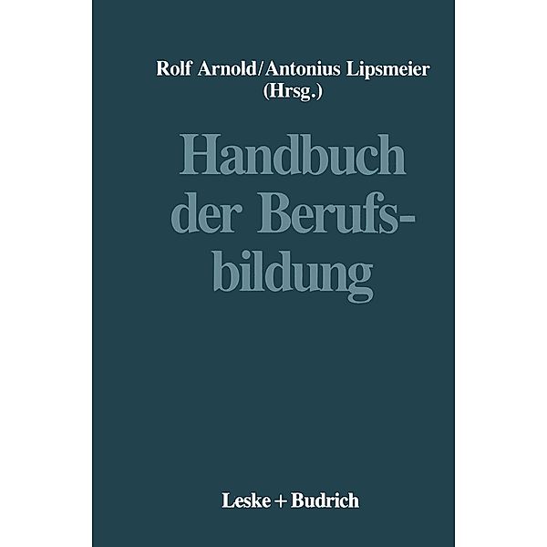 Handbuch der Berufsbildung