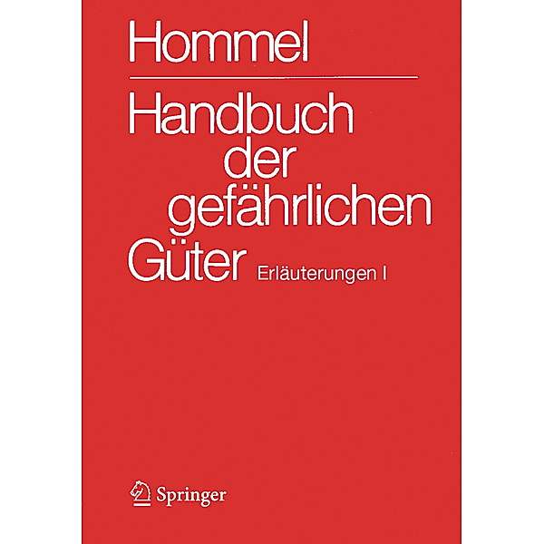 Handbuch der gefährlichen Güter. Erläuterungen I