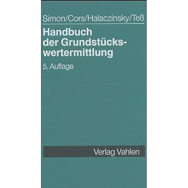 Handbuch der Grundstückswertermittlung