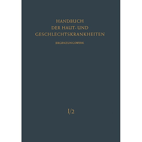 Handbuch der Haut- und Geschlechtskrankheiten. Ergänzungswerk / 1 / 2 / Normale und pathologische Anatomie der Haut II..Tl.2