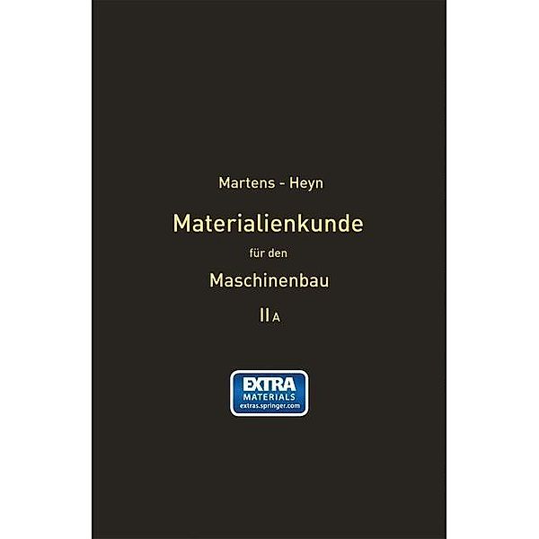 Handbuch der Materialienkunde für den Maschinenbau, Adolf Martens