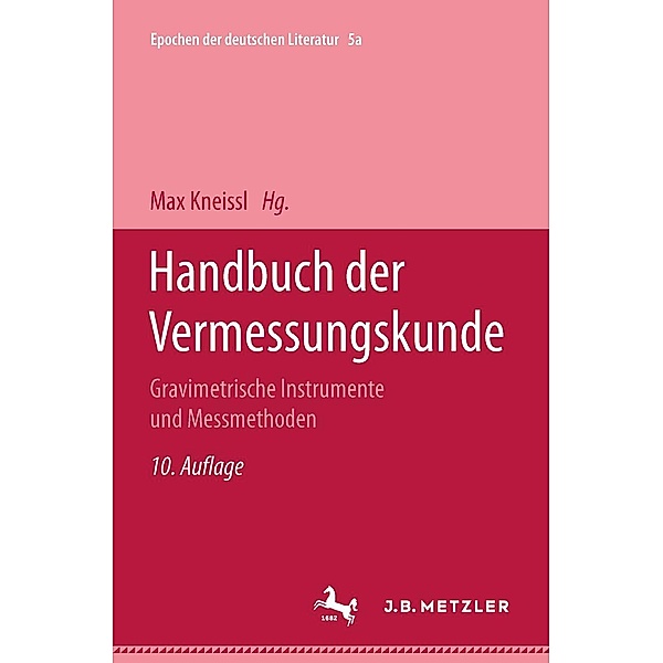 Handbuch der Vermessungskunde, Anton Graf