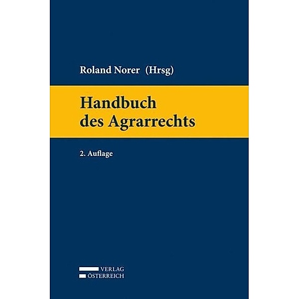 Handbuch des Agrarrechts (f. Österreich)