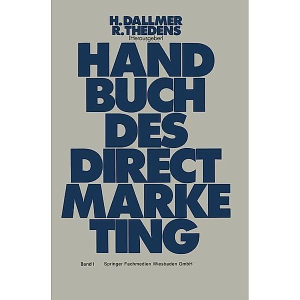 Handbuch des Direct-Marketing