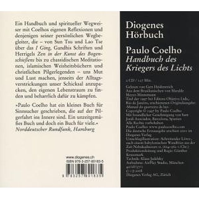 Handbuch des Kriegers des Lichts, 2 Audio-CDs Hörbuch - Weltbild.de