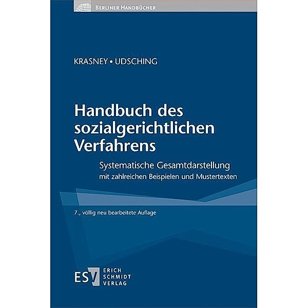 Handbuch des sozialgerichtlichen Verfahrens, Otto E. Krasney, Peter Udsching
