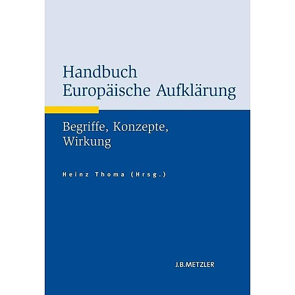 Handbuch Europäische Aufklärung