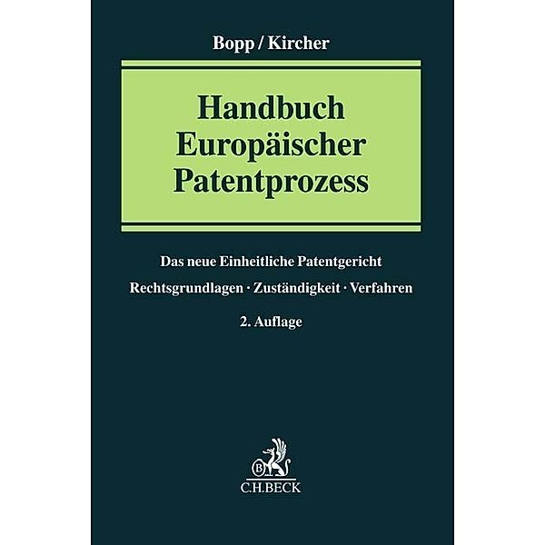 Handbuch Europäischer Patentprozess