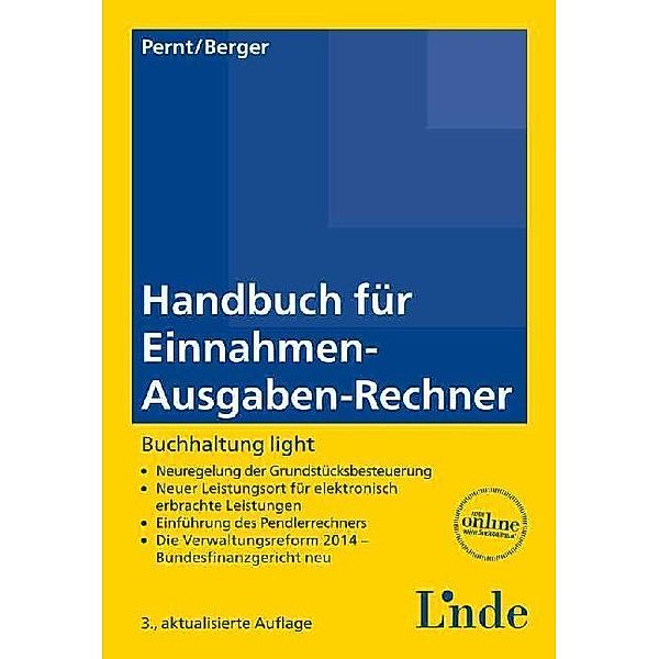 Handbuch für Einnahmen-Ausgaben-Rechner (f. Österreich), Eva Pernt, Wolfgang Berger