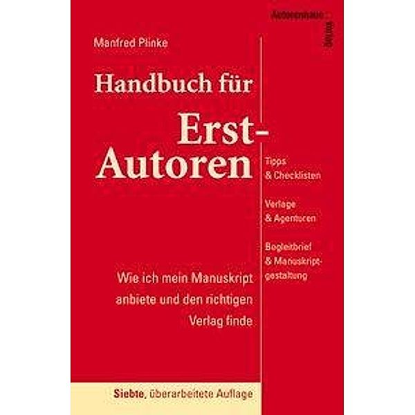 Handbuch für Erst-Autoren, Manfred Plinke