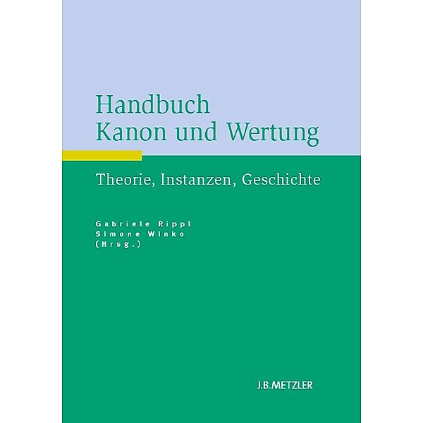 Handbuch Kanon und Wertung