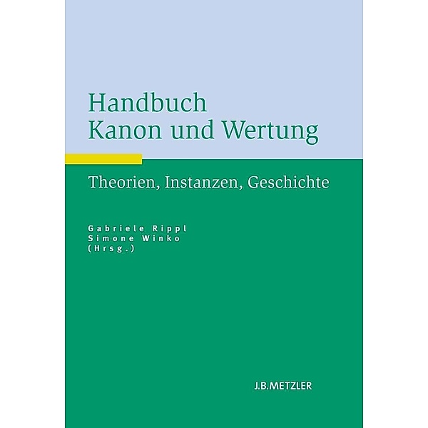 Handbuch Kanon und Wertung