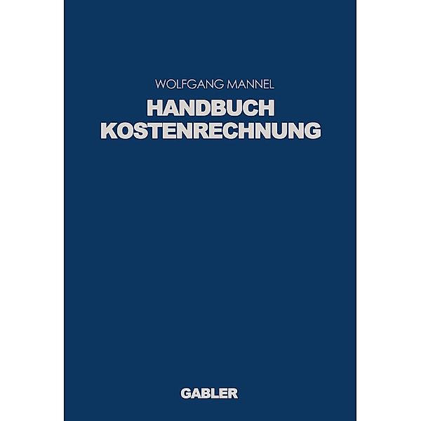 Handbuch Kostenrechnung