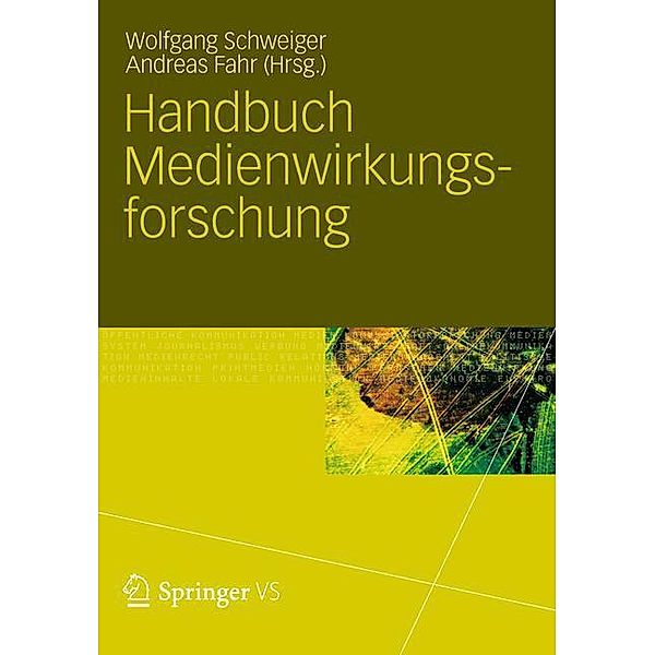 Handbuch Medienwirkungsforschung