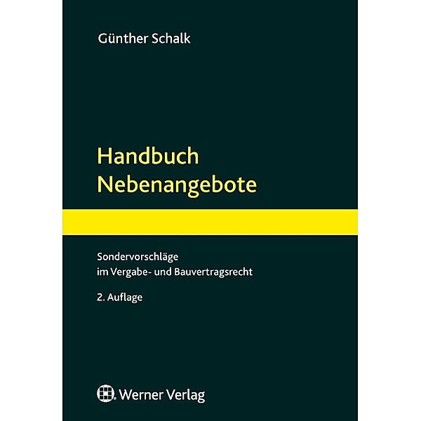 Handbuch Nebenangebote, Günther Schalk