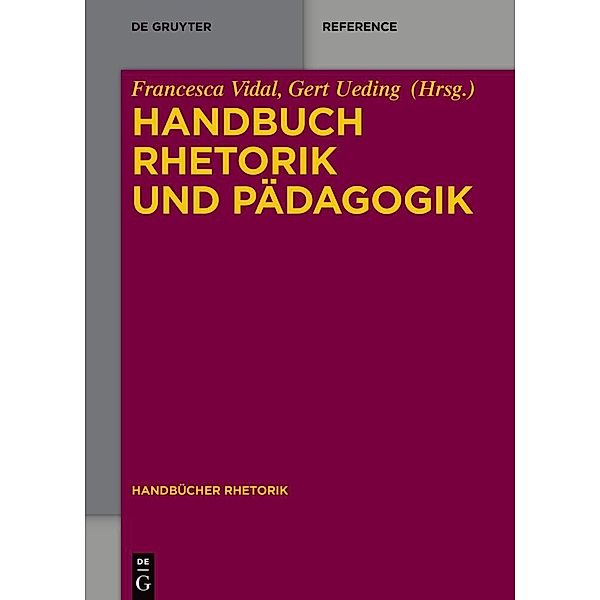 Handbuch Rhetorik und Pädagogik