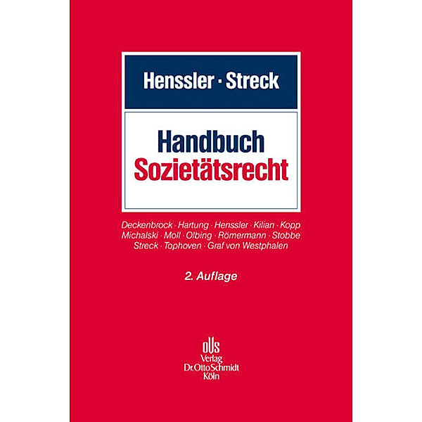 Handbuch Sozietätsrecht
