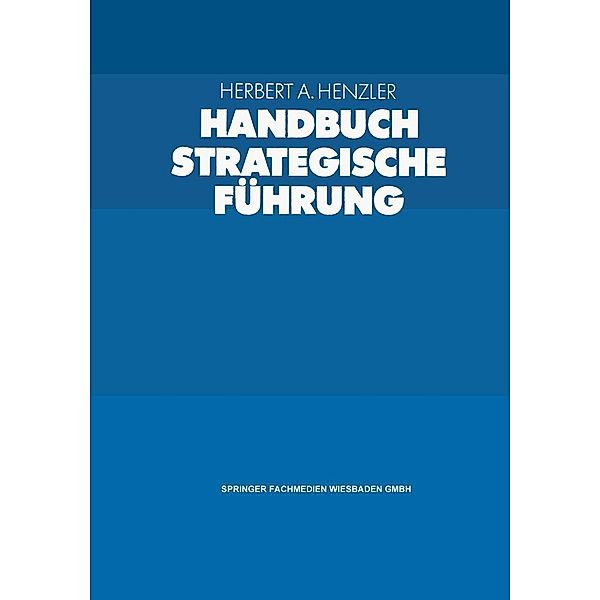 Handbuch Strategische Führung