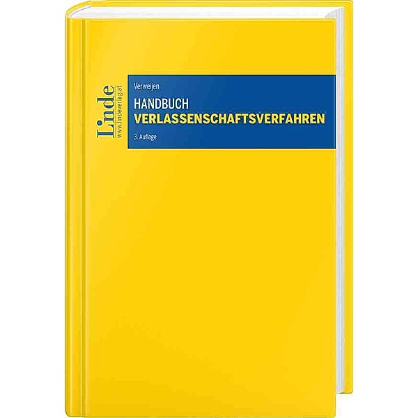 Handbuch Verlassenschaftsverfahren, Stephan Verweijen