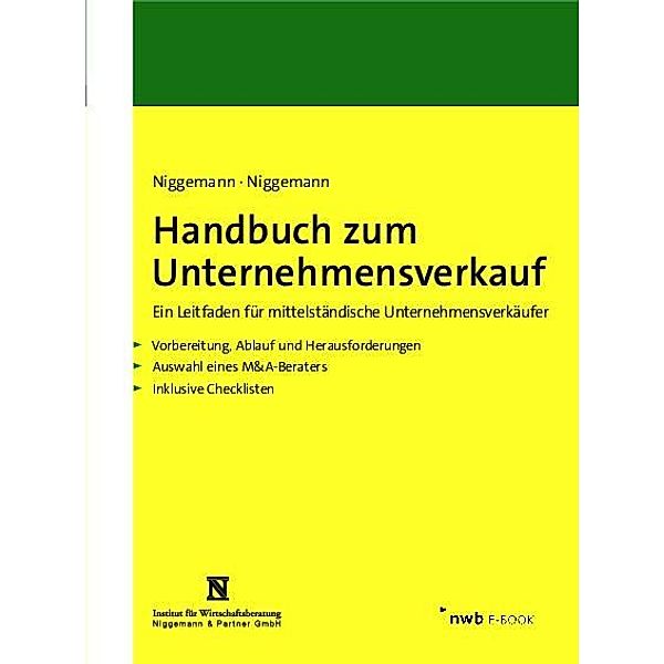 Handbuch zum Unternehmensverkauf, Britt Niggemann, Mark Niggemann