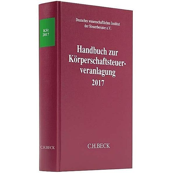 Handbuch zur Körperschaftsteuerveranlagung 2017