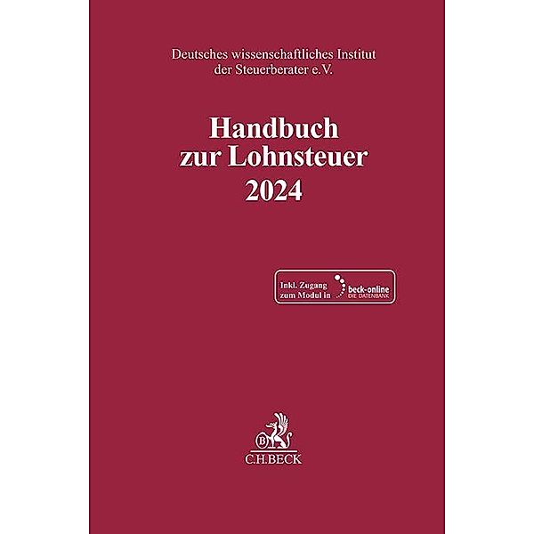 Handbuch zur Lohnsteuer 2024, m. 1 Buch, m. 1 Online-Zugang