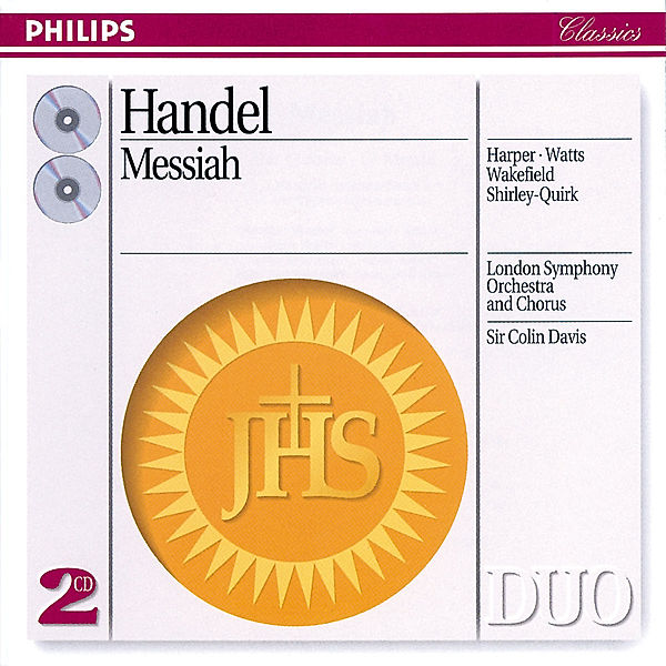 Handel: Messiah, Harper, Watts, Davis, Lso