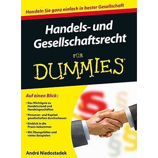 Handels- und Gesellschaftsrecht für Dummies, André Niedostadek